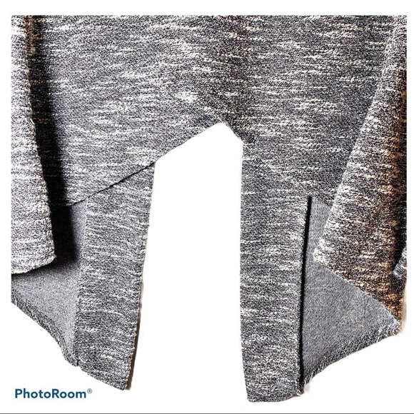 BAR III Open Style Gray Cardigan Sweater Jacket, Size Large - Picture 6 of 8